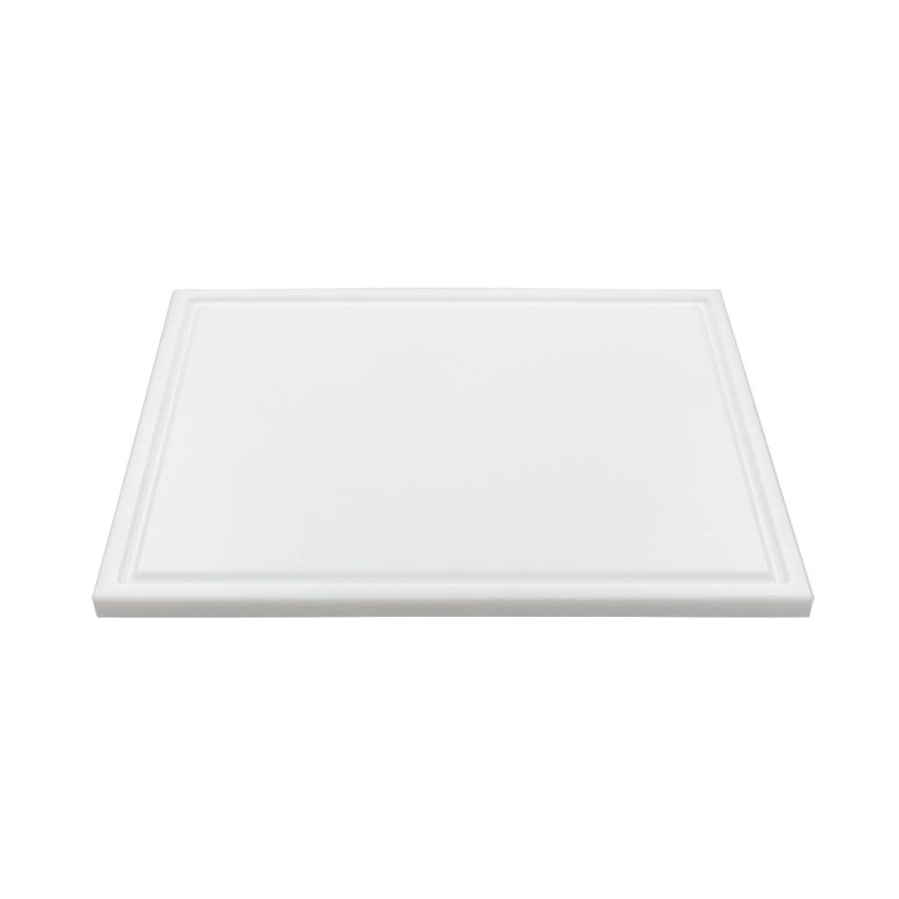 Profi-Schneidbrett mit Saftrille und Gummifüßen, 500 × 400 × 30 mm