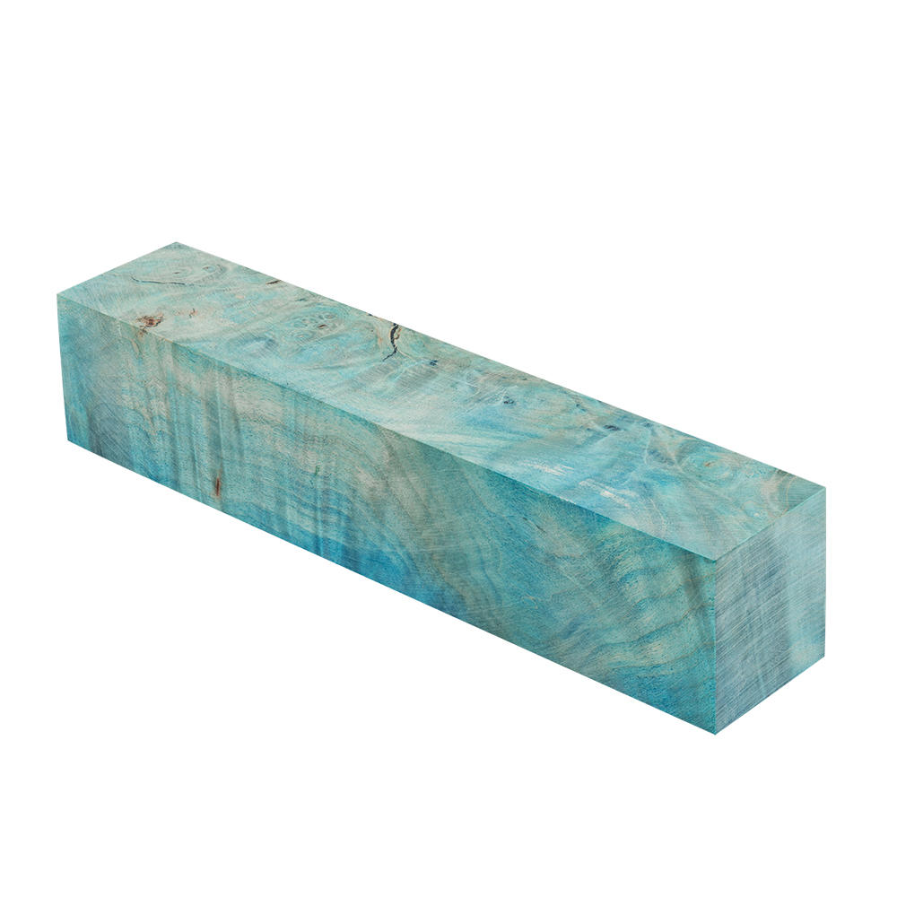 Chât. veiné, échauffé/multicol., stabilisé, carrelet de stylo, 140 x 22 x 22 mm