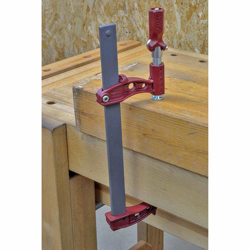 Piher® Maxi-E Hochleistungsschraubzwinge, Ausladung 85 mm, Spannweite 200 mm