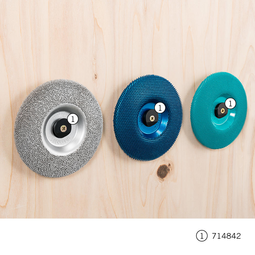 Wall-mounted Holder for Milling, Shaping and Grinding Discs