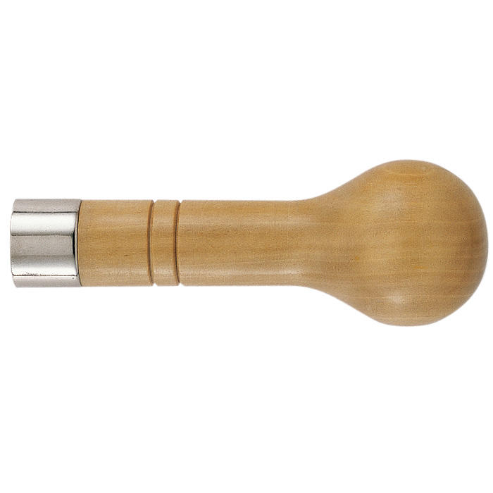 Boxwood Handle, Ball-Shaped, Ferrule Diameter 20 mm