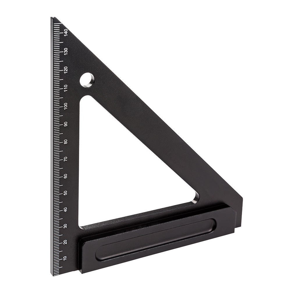Squadra obliqua di precisione con battuta, 145 mm