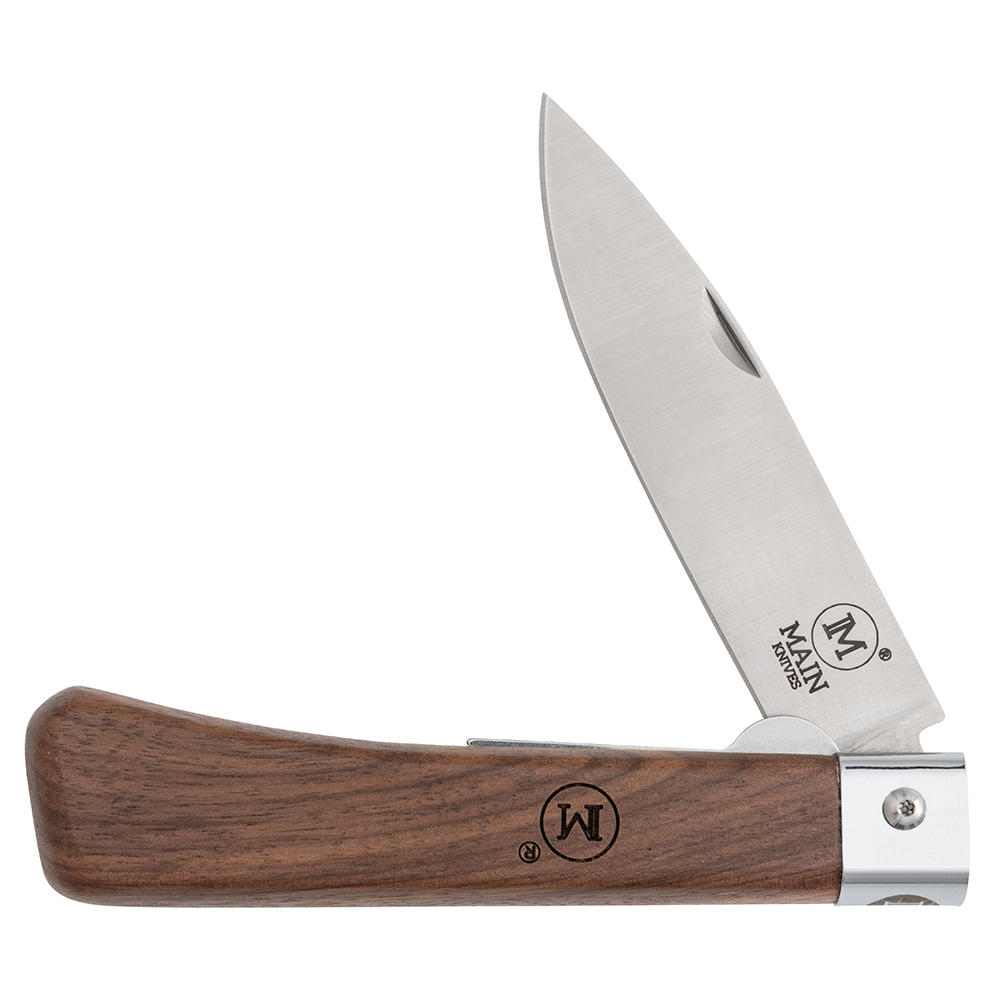 MAIN Klappmesser »Workers Line«, Drop-Point, Walnuss