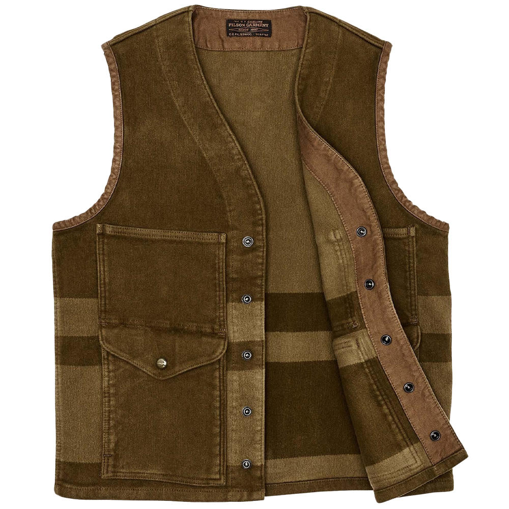 Filson Beartooth Cruiser Vest marsh olive XL 826231/XL