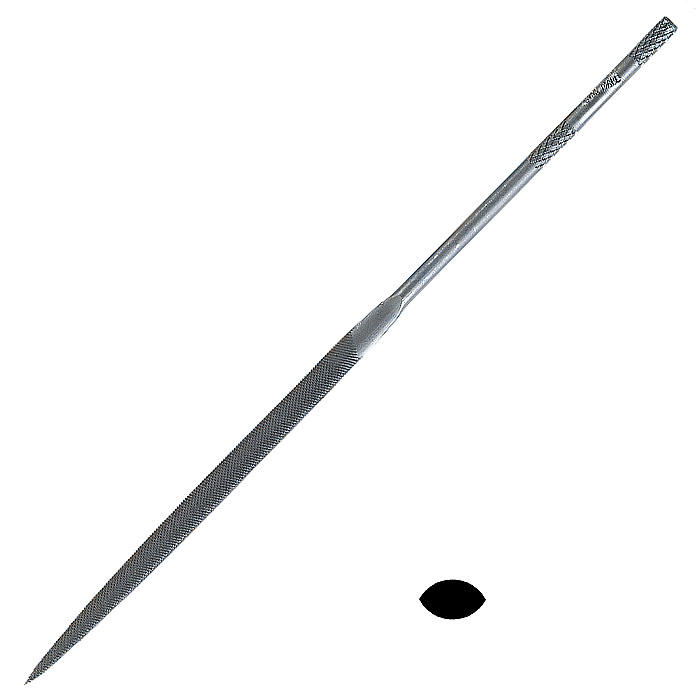Glardon/Vallorbe® Needle File, Crosscut, Cut 0