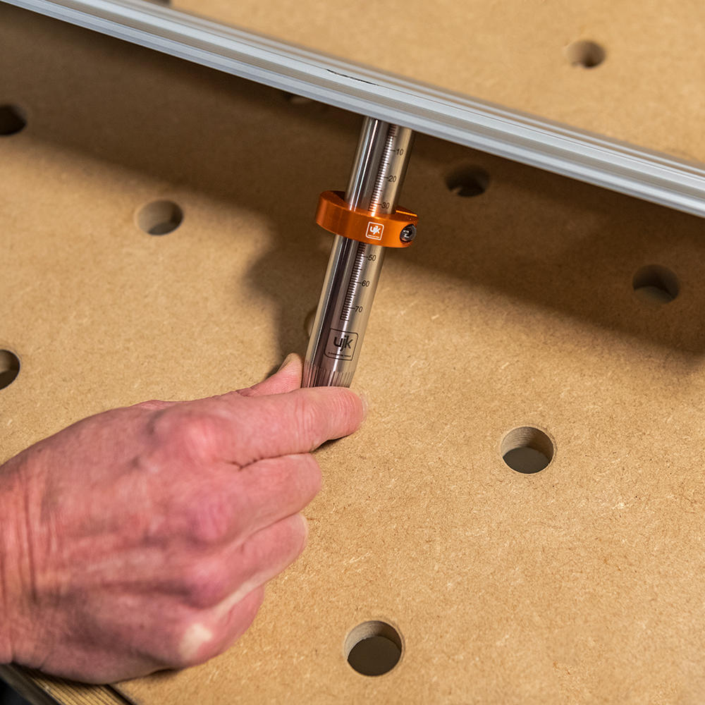 UJK Bankhaken für MAFELL/Bosch-Führungsschienen, Paar