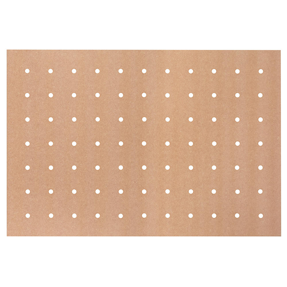 Plateau de table multifonctions DICTUM® PRO, gabarit de perçage 77, MDF, marron