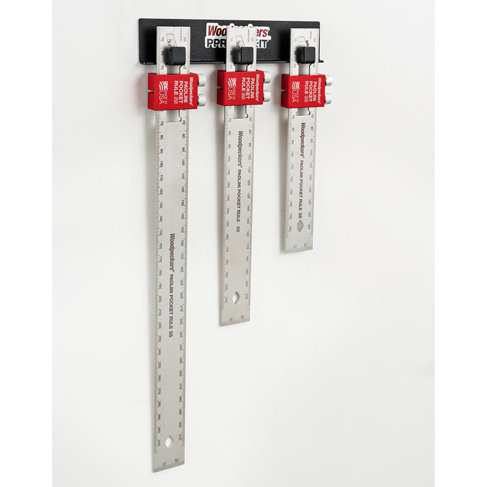 Wandhalterung für Woodpeckers® Paolini Edelstahl-Lineal