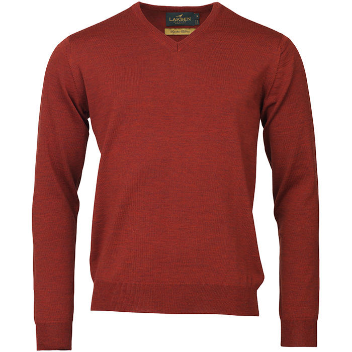 Laksen »Sussex« Men's V-Neck Sweater