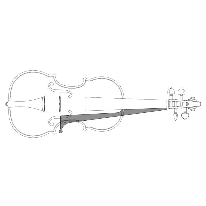 Utensile per verifica scala, violino 4/4