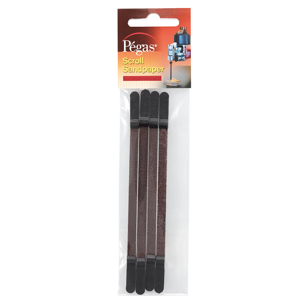 Pégas® Schleifbänder, Breite 6 mm, 4 Stück, Körnung 80