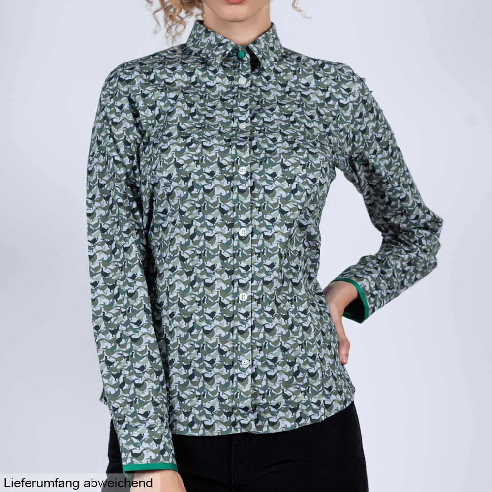 Blouse pour femme Hartwell » Layla «, vert, motif » Faisan «
