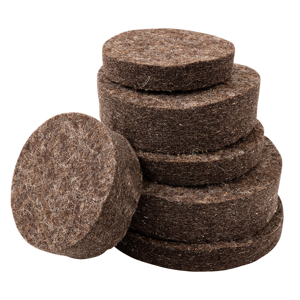 Plant Pads, 100 % Wool Felt, 6-Piece Set