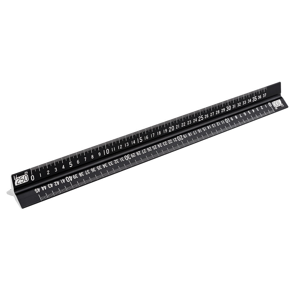 Règle triangulaire Shinwa®, aluminium, 150 mm