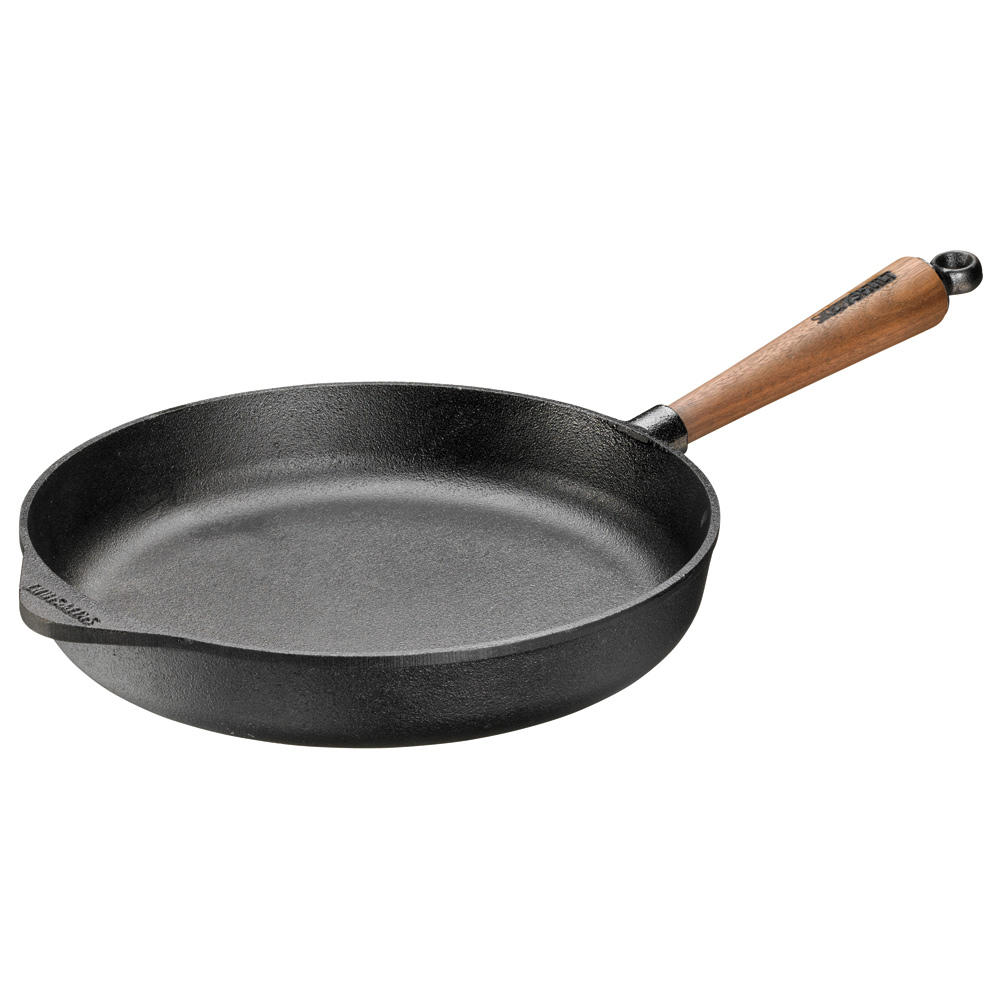 Padella profonda Skeppshult, manico in noce