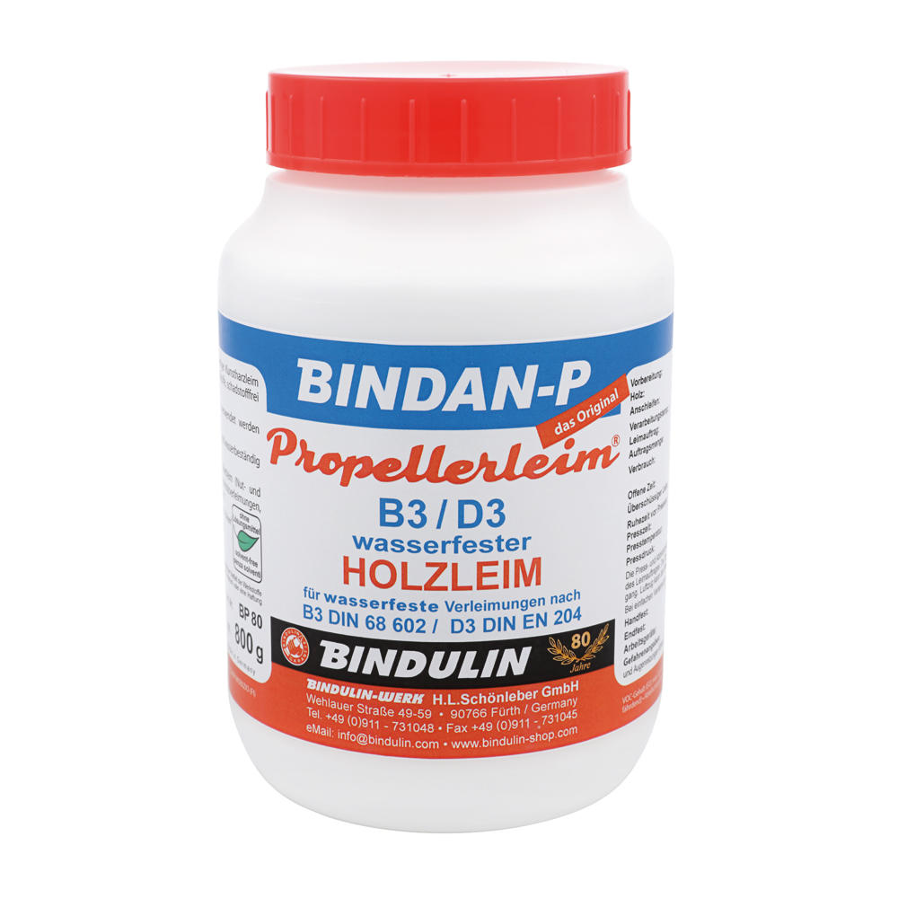 Colle à bois Bindan-P »Propellerleim«® (colle à hélice), 800 g