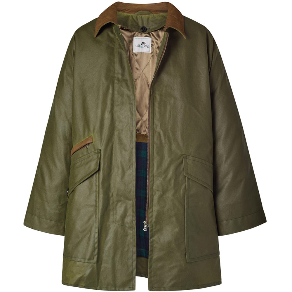 Damen Wachsjacke, grün