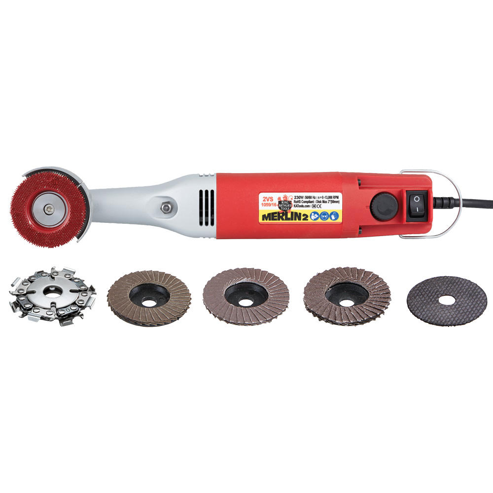 King Arthur's Tools® Merlin2®, jeu A, réglage en continu de la vitesse King Arthur's Tools® Merlin2®, jeu A, réglage en continu de la vitesse