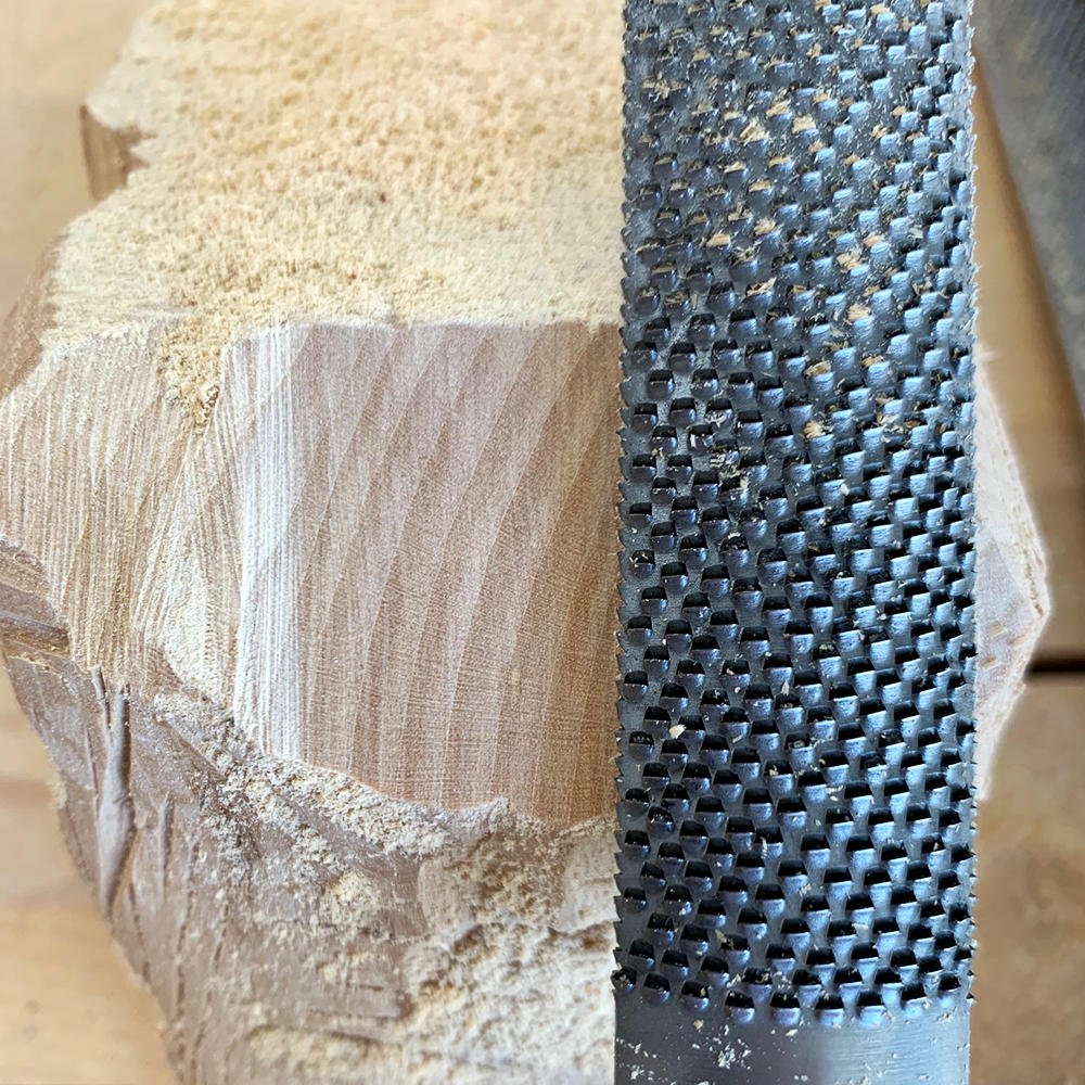 DICTUM® »Flat Cut« Precision Rasp, Half-Round, Cut 6, Cut Length 150 mm