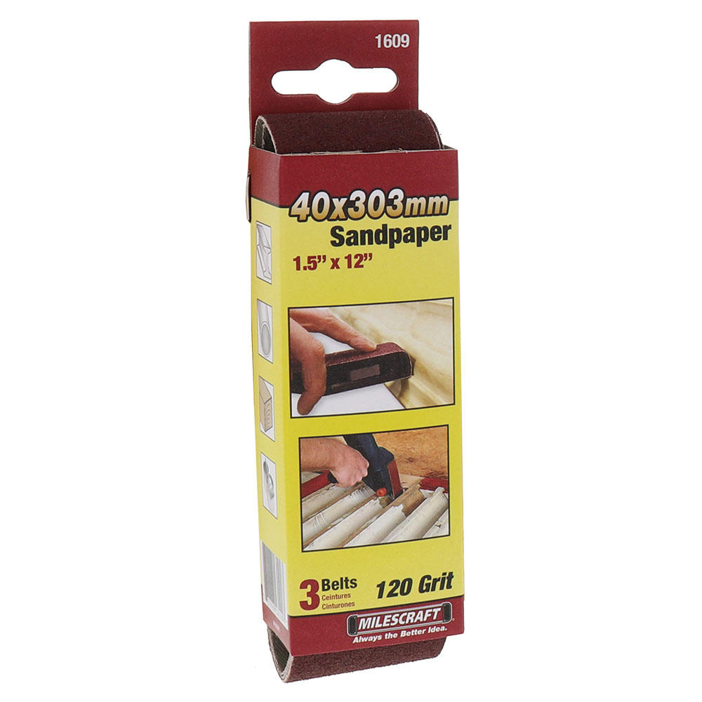 Sanding Belt for Milescraft »SandDevil 1.5« Sanding Block, Grit 80
