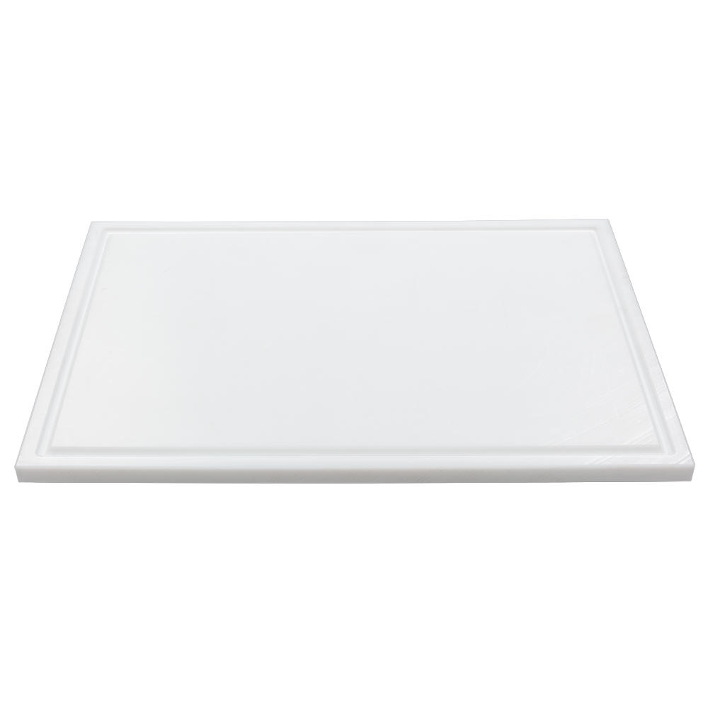 Profi-Schneidbrett mit Saftrille und Gummifüßen, 600 × 400 × 30 mm