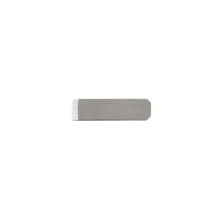 Ferro dentato per pialla per liuteria Ibex®, bombata, larghezza ferro 8 mm