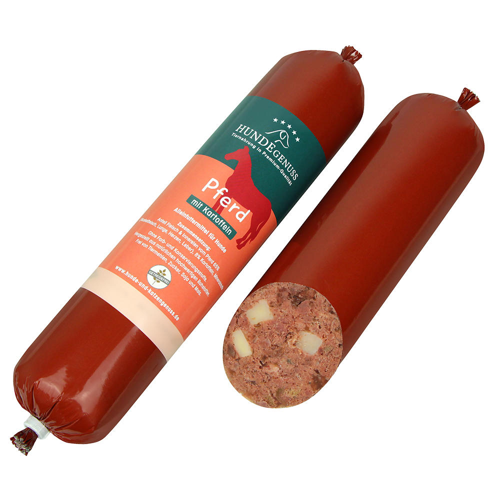 Carne di cavallo con patata »Hundegenuss«, 6 x 400 g
