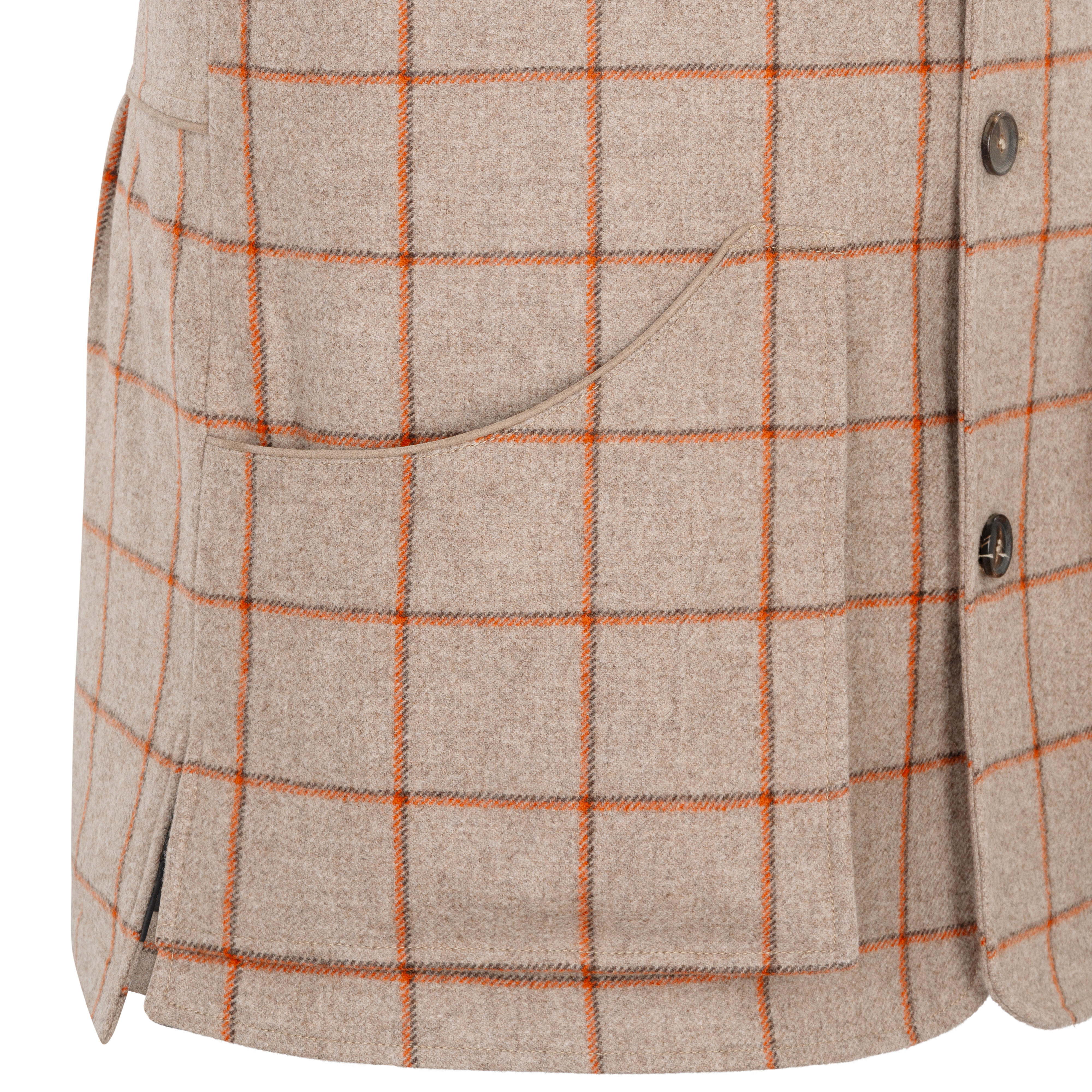 Gilet de tir pour homme The GunDog Affair » Mersey «, beige/orange