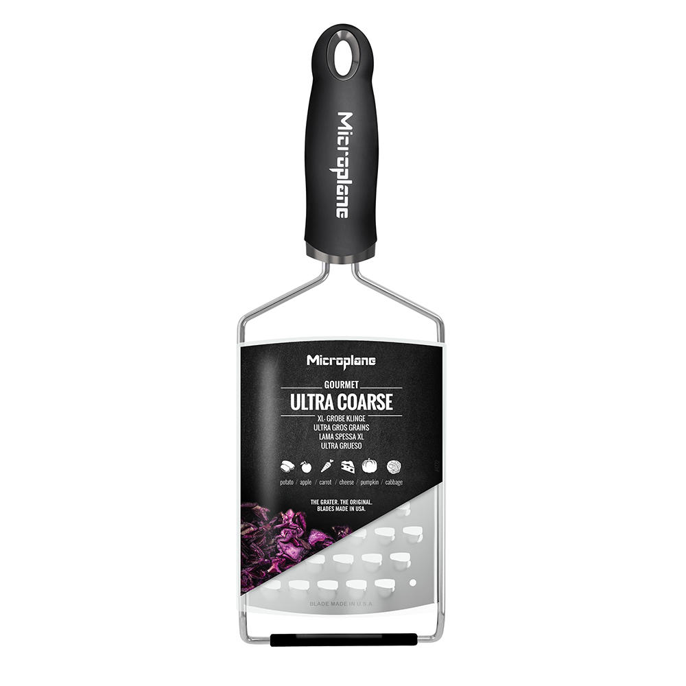 Microplane® Gourmet Kitchen Grater, XL Blade, Extra Coarse