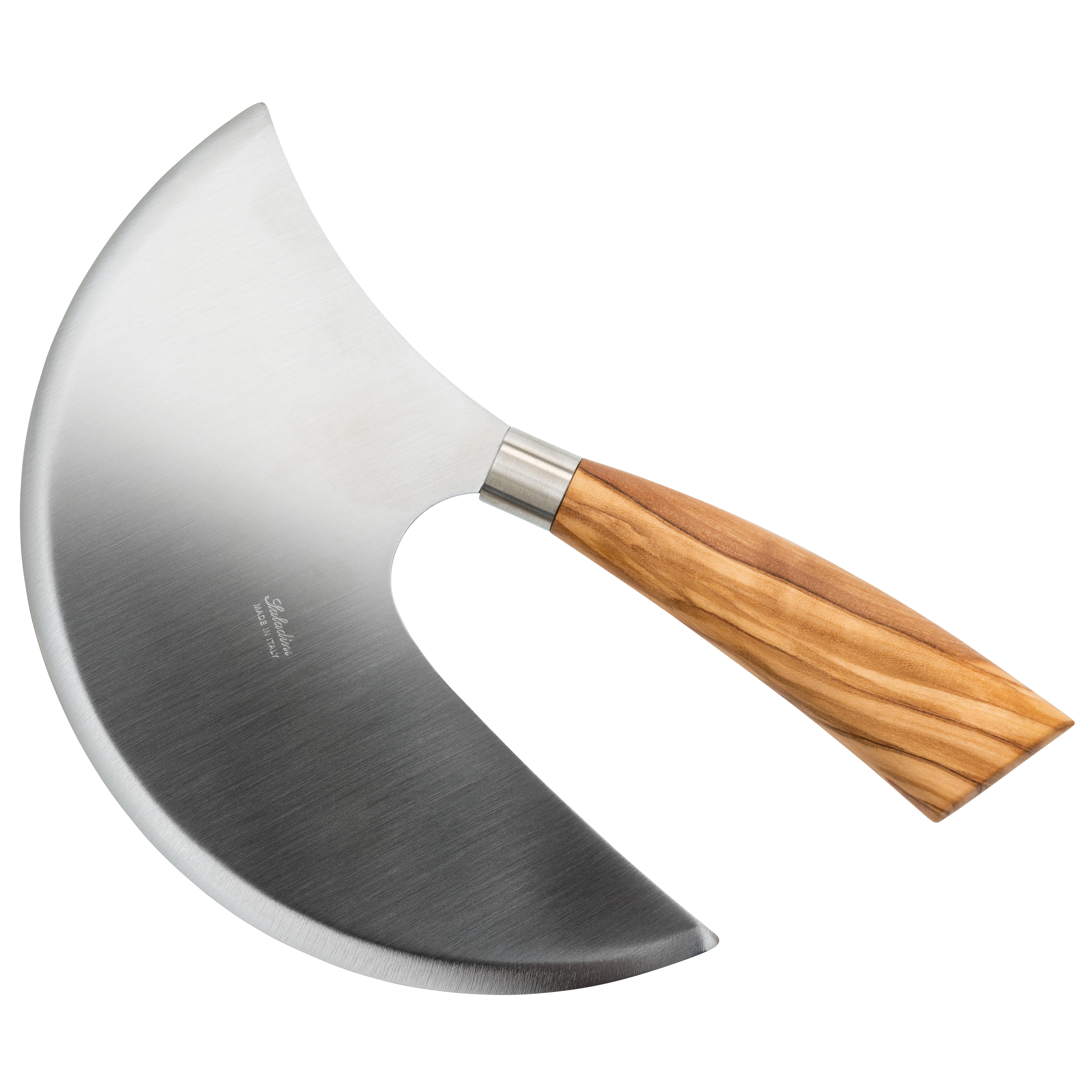 Hachoir Saladini » Sellaio «, bois d’olivier