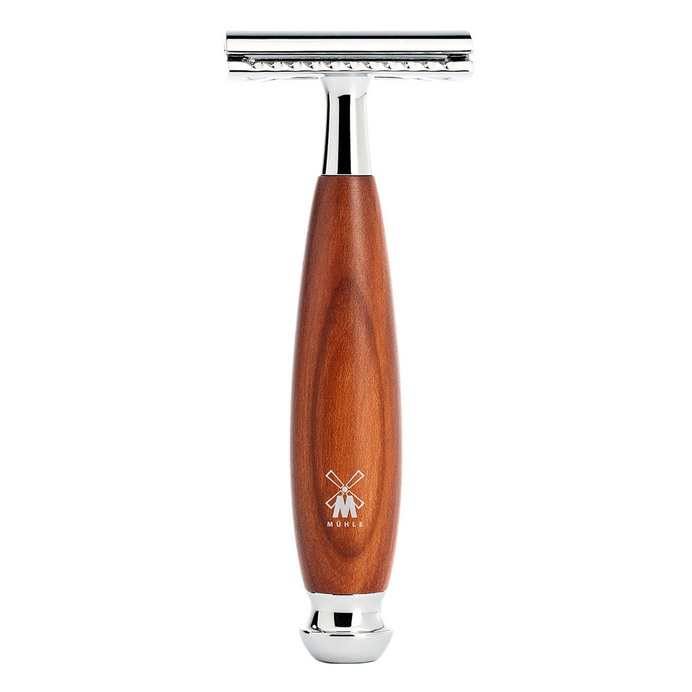 Rasoio da barba Mühle Vivo, legno di prugno