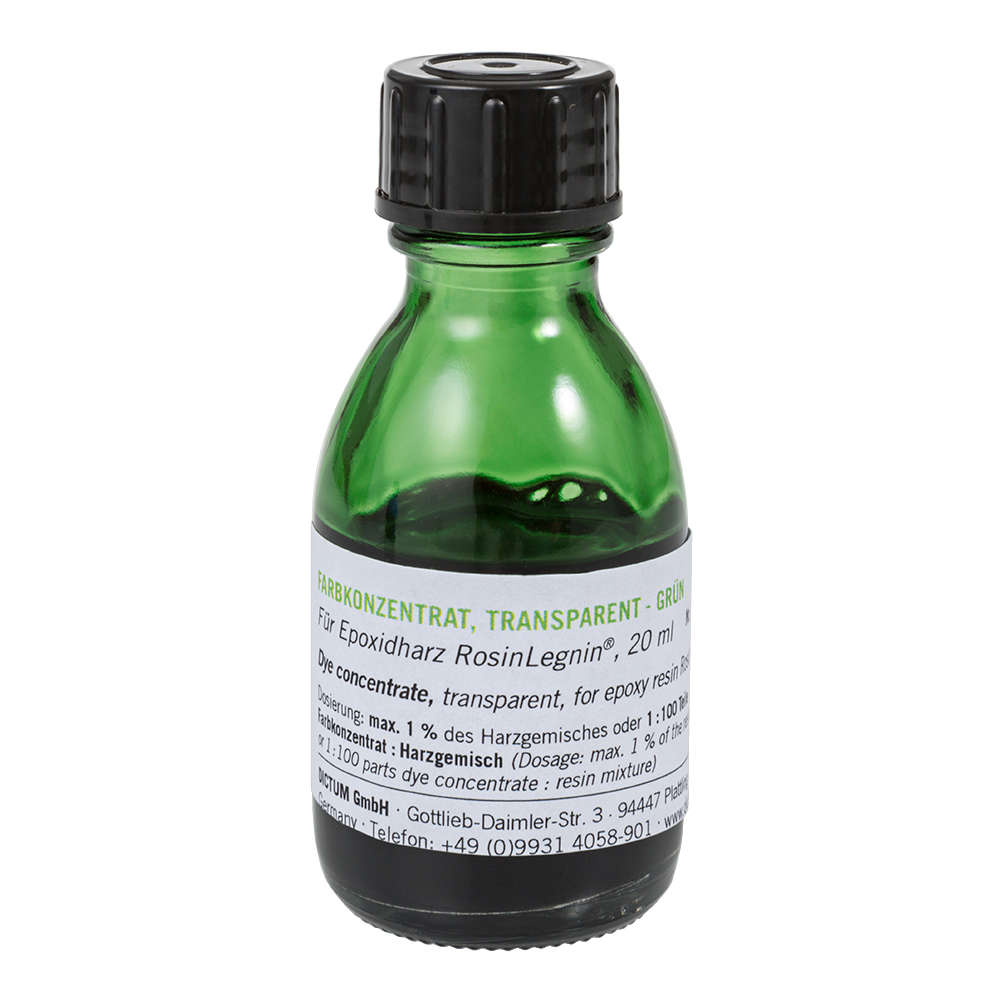 RosinLegnin® Farbkonzentrat für Epoxidharz, transparent, grün
