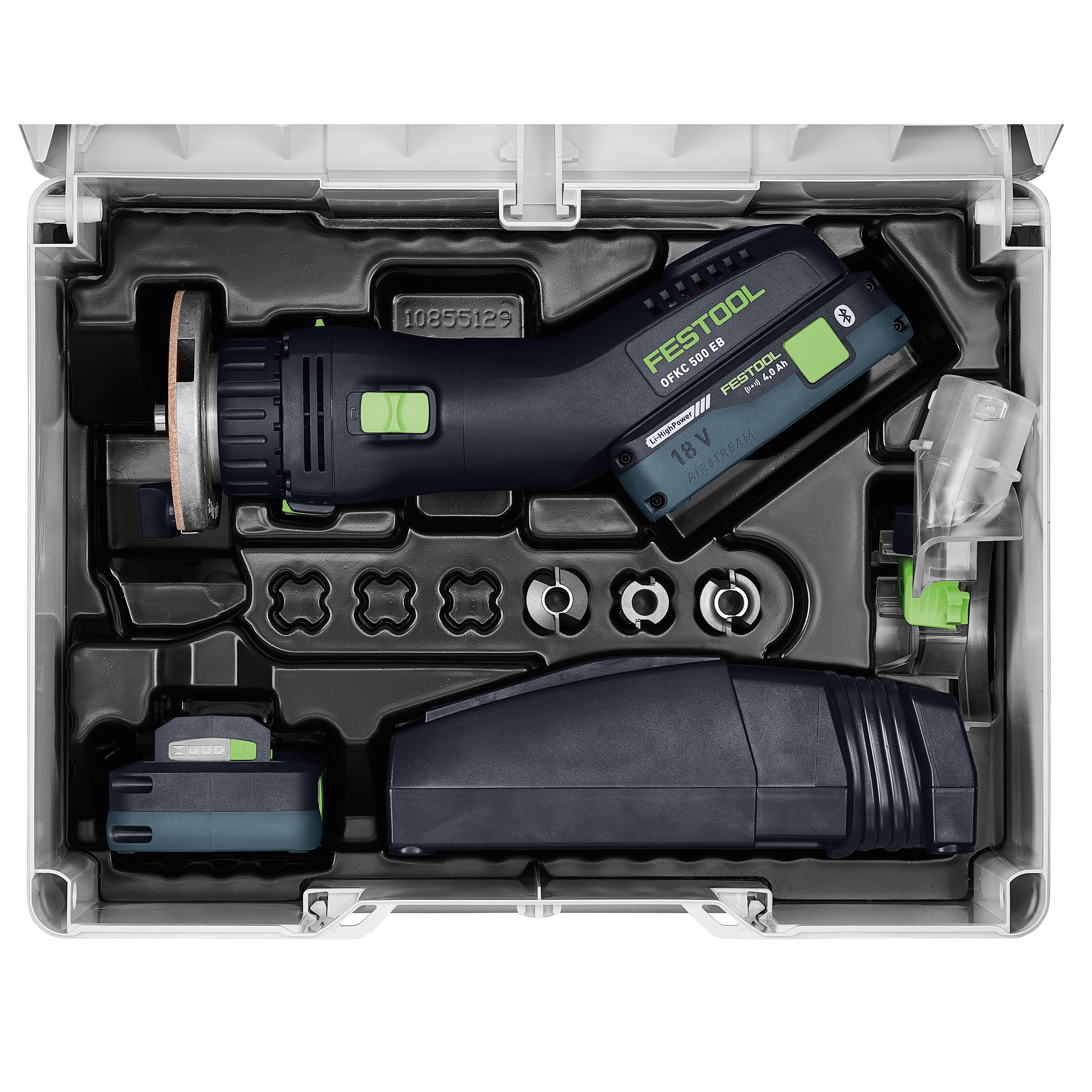 Affleureuse sans fil Festool OFKC 500 R3 EB-Basic