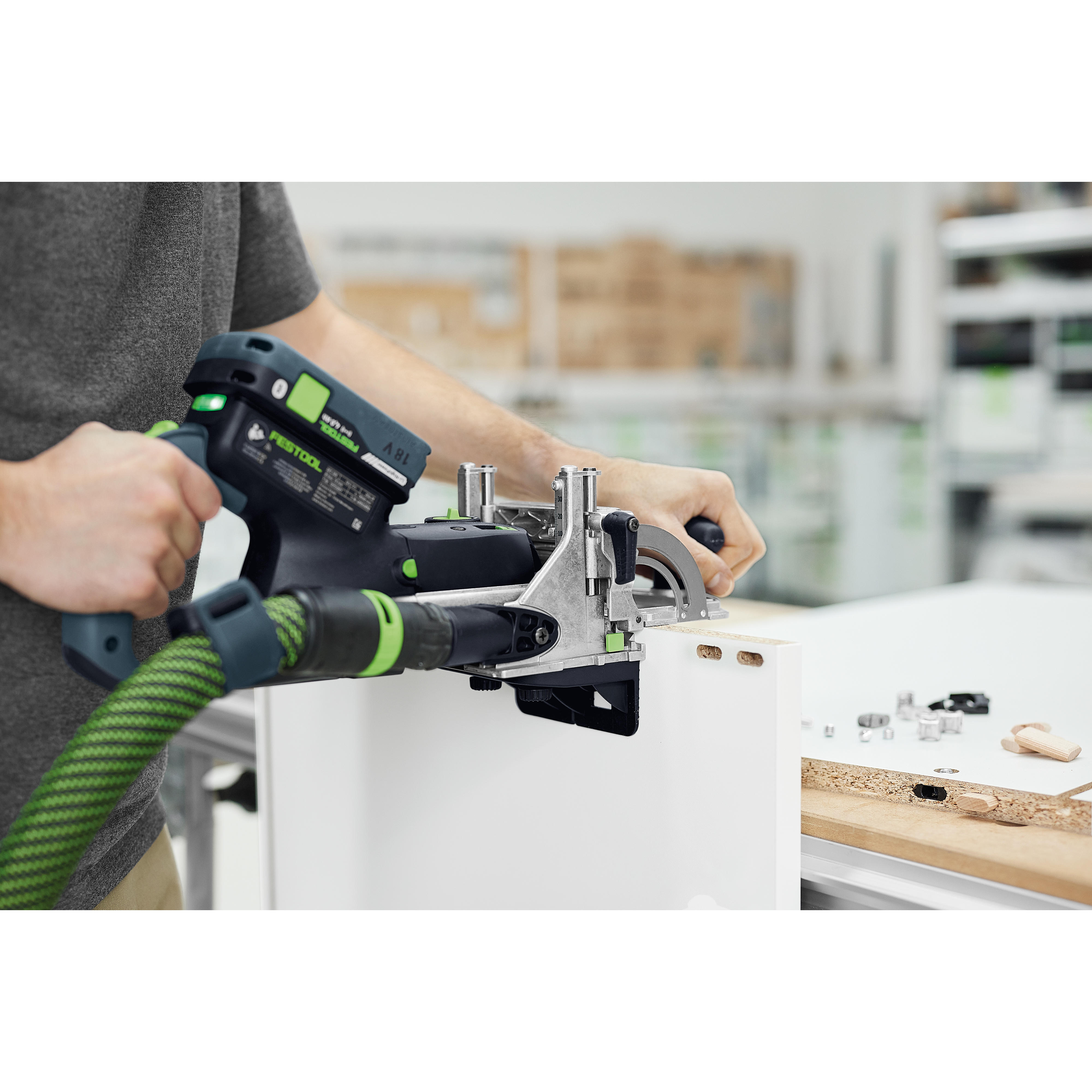 Fresatrice per giunzioni a batteria Festool DOMINO DFC 500 E-Basic