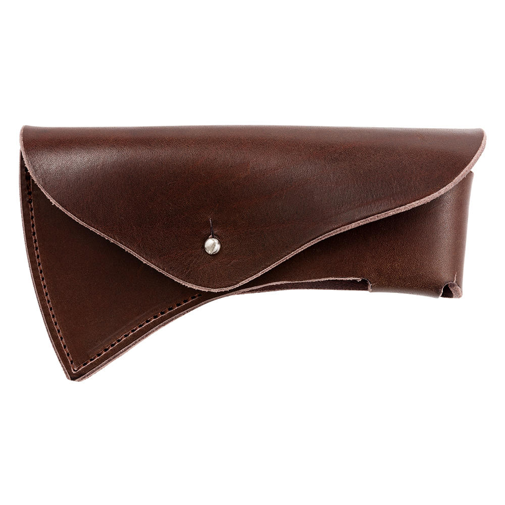 Étui en cuir pour haches de plein air DICTUM®/tête de frappe, étui de ceinture