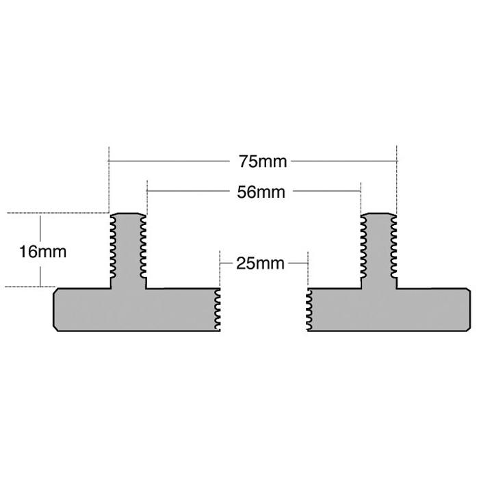 Mâchoires de serrage rainurées Axminster®, Type H