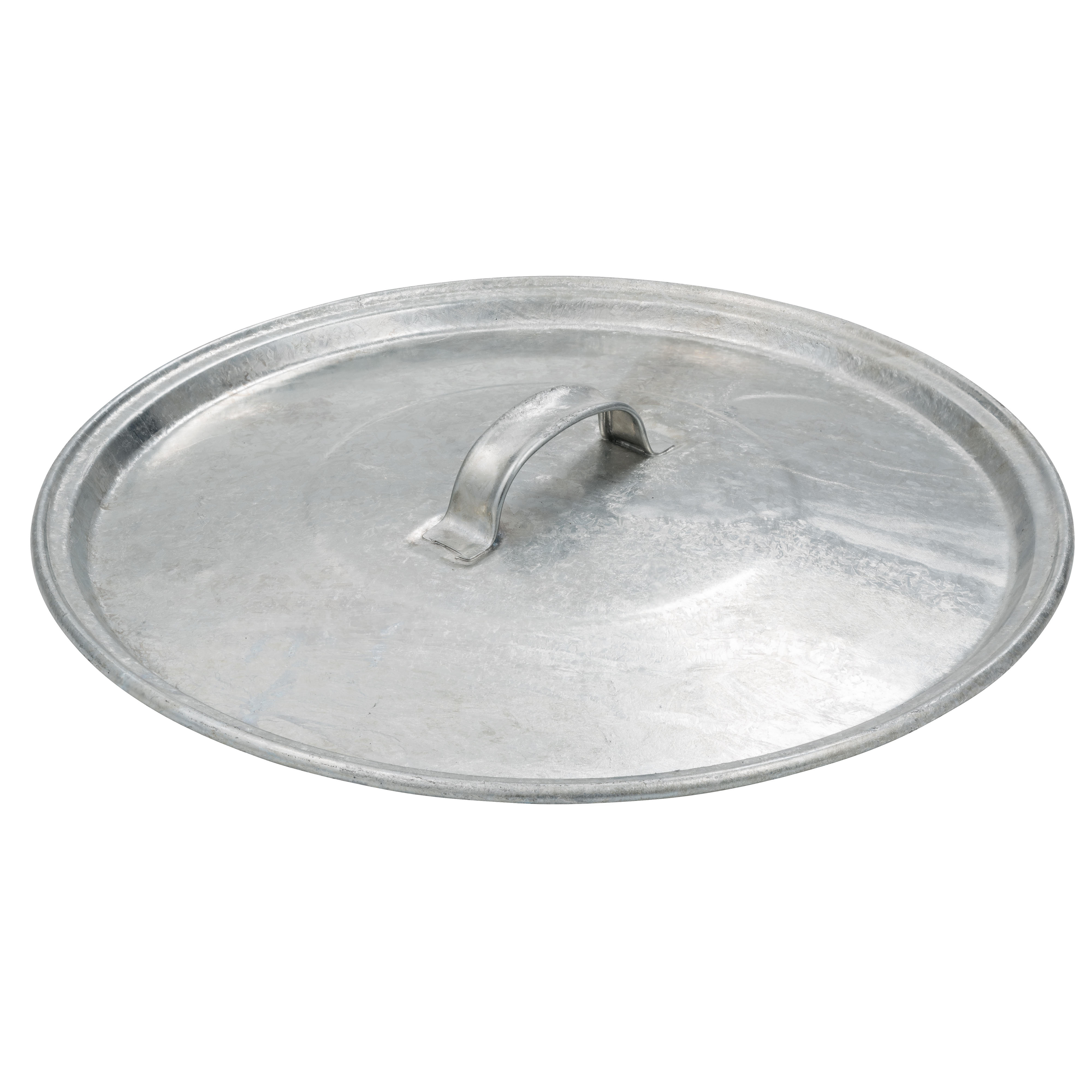 Secchio con coperchio e manico in legno, zincato a caldo, 8 l