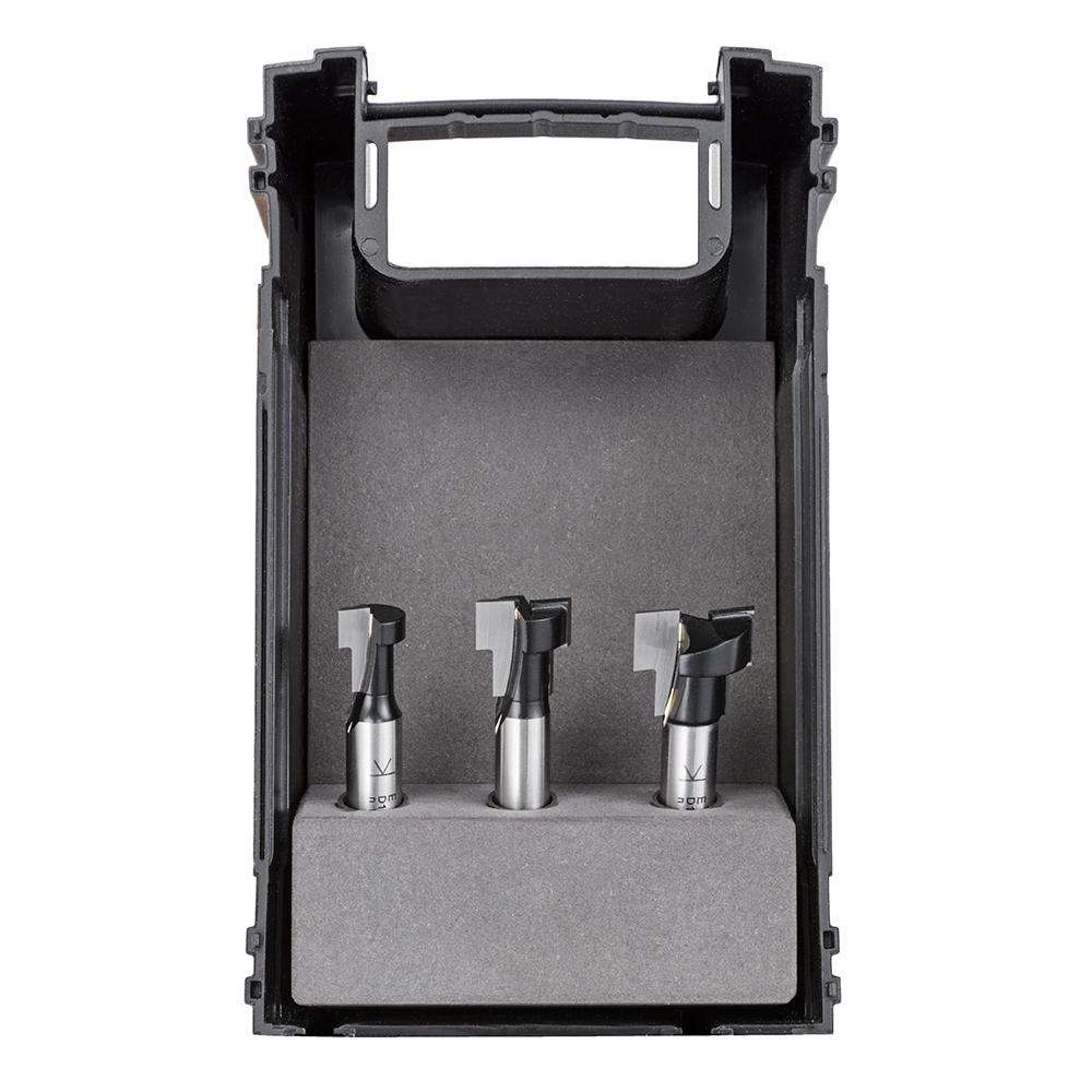 DICTUM® HW T-track Cutter,3-piece Set, Sizes M5/M6/M8