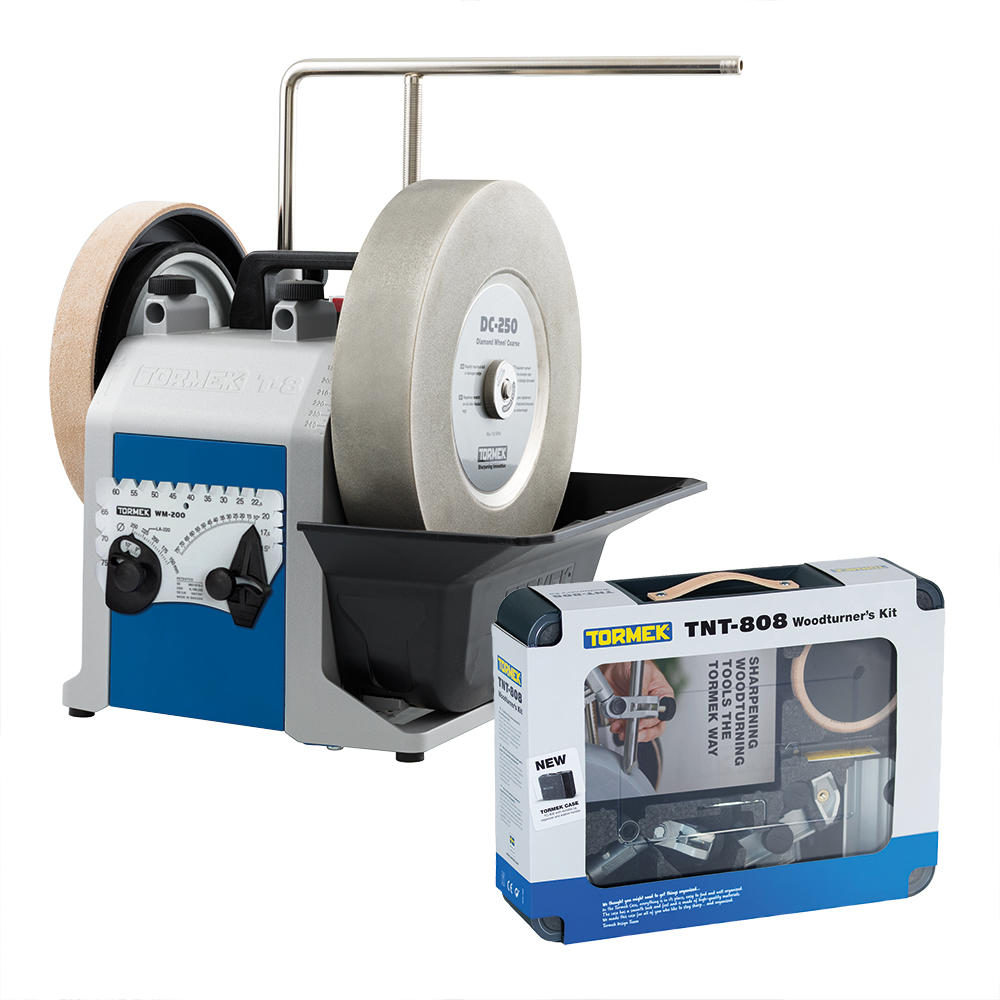 Tormek® T-8 Original + DC-250 Diamantschleifscheibe/K 360+Drechslerpaket TNT-808