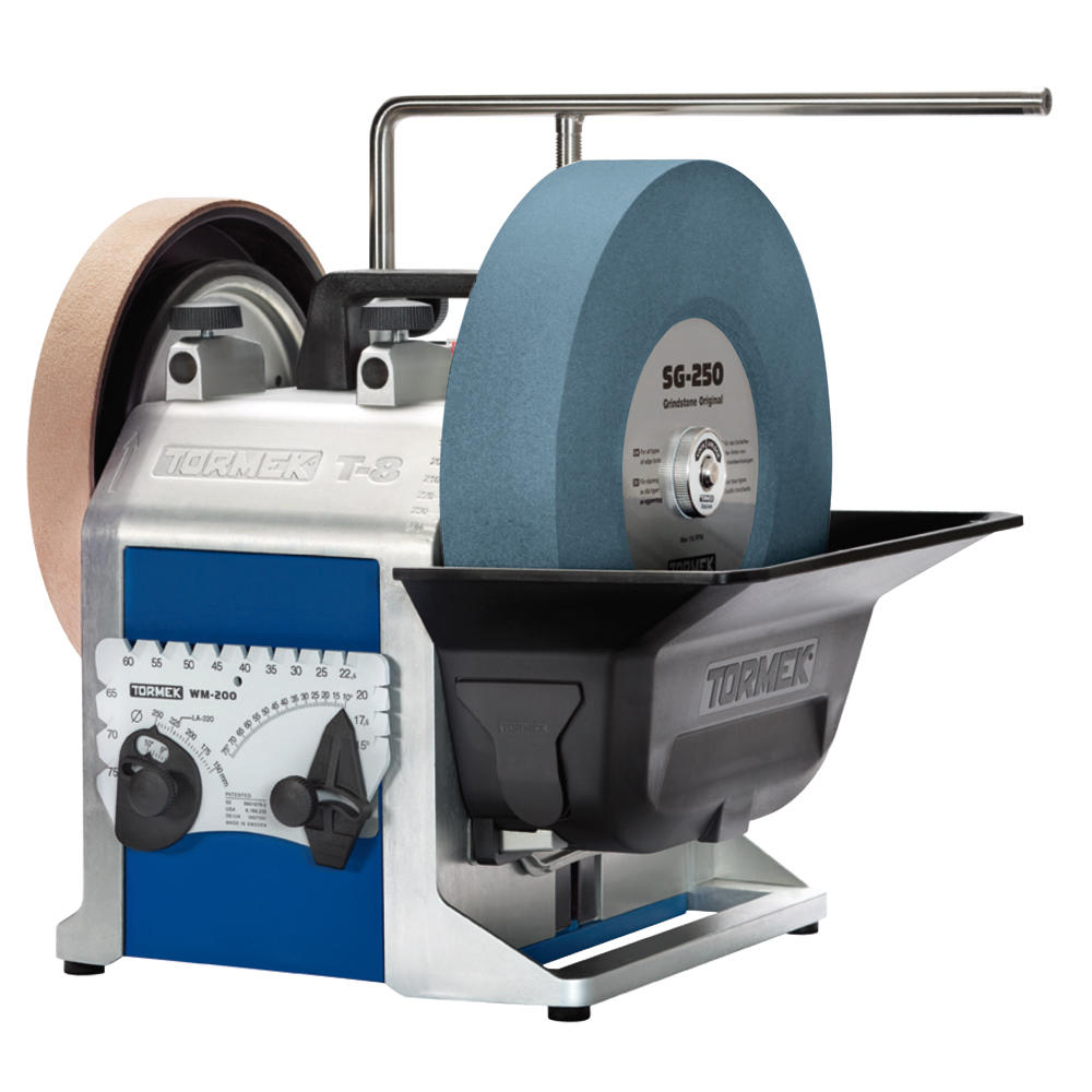 Tormek® T-8 Original with »Blackstone Silicon« Sharpening Wheel for Woodturners