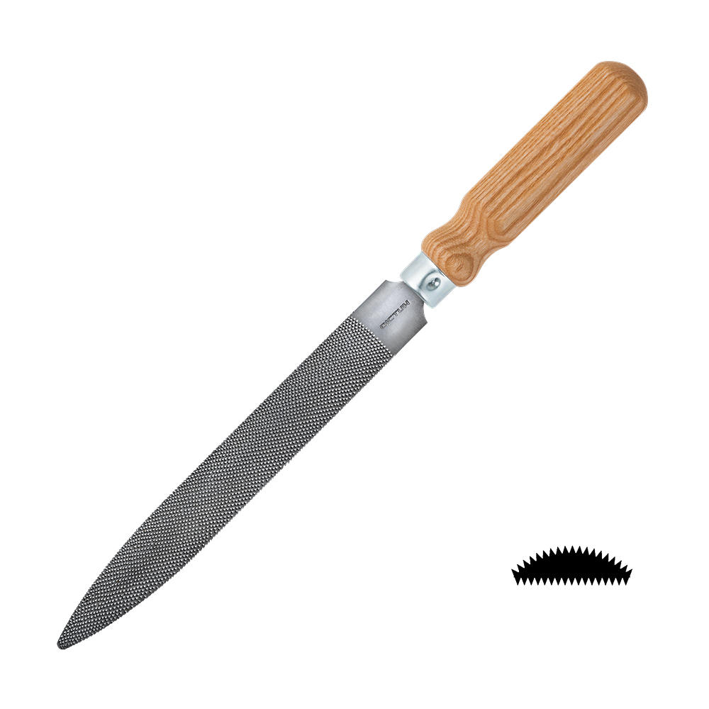 DICTUM® Precision Rasp, Cabinet, with Handle, Cut 5, Cut Length 200 mm