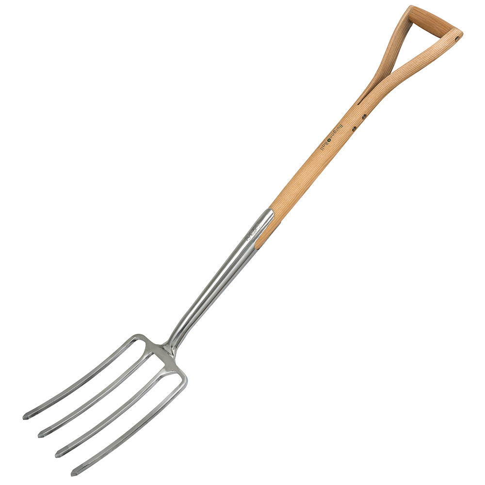 Burgon & Ball® Grabegabel, Edelstahl-Zinken, 1,11 m