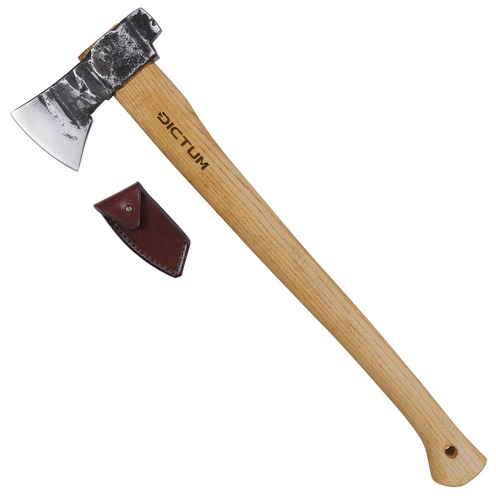 Hache Bushman DICTUM® avec étui en cuir