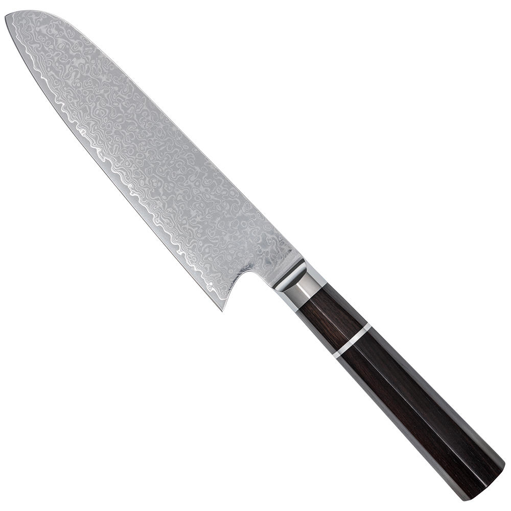 Gamme de couteaux DICTUM® » Ébène «, Santoku (couteau polyvalent)