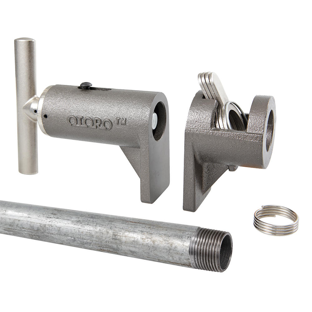 Otoro Clamp Fixture Set, ¾ Inch, incl. Pipe 