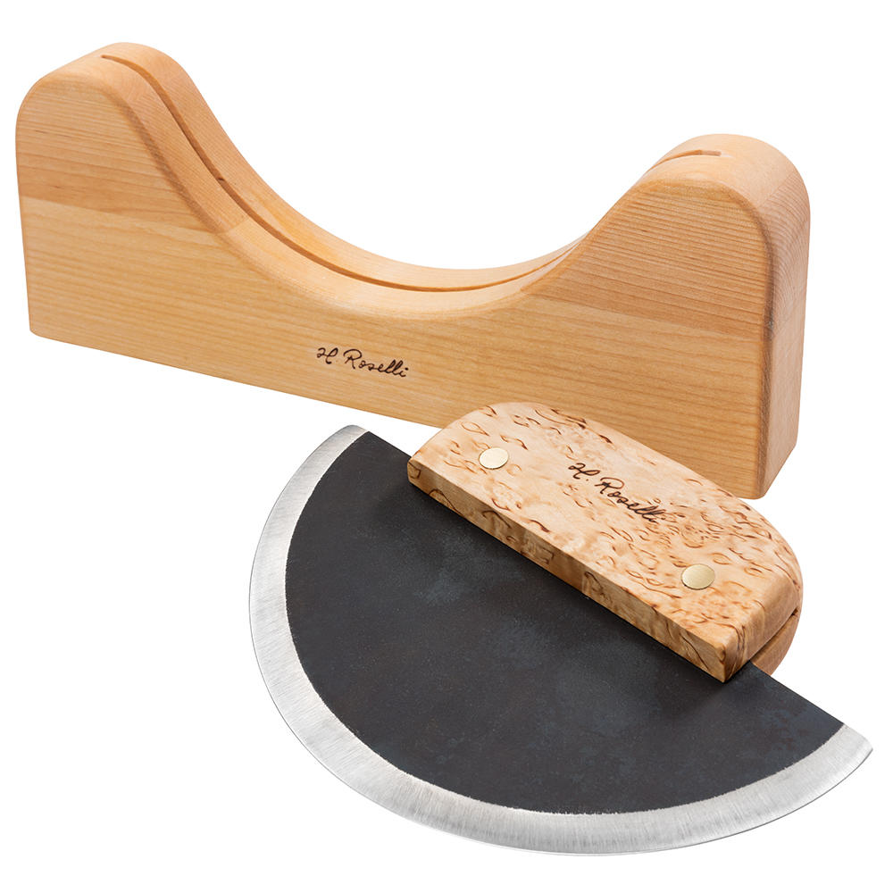 H. Roselli »Eskimo Ulu« Chopping Knife, Carbon Steel
