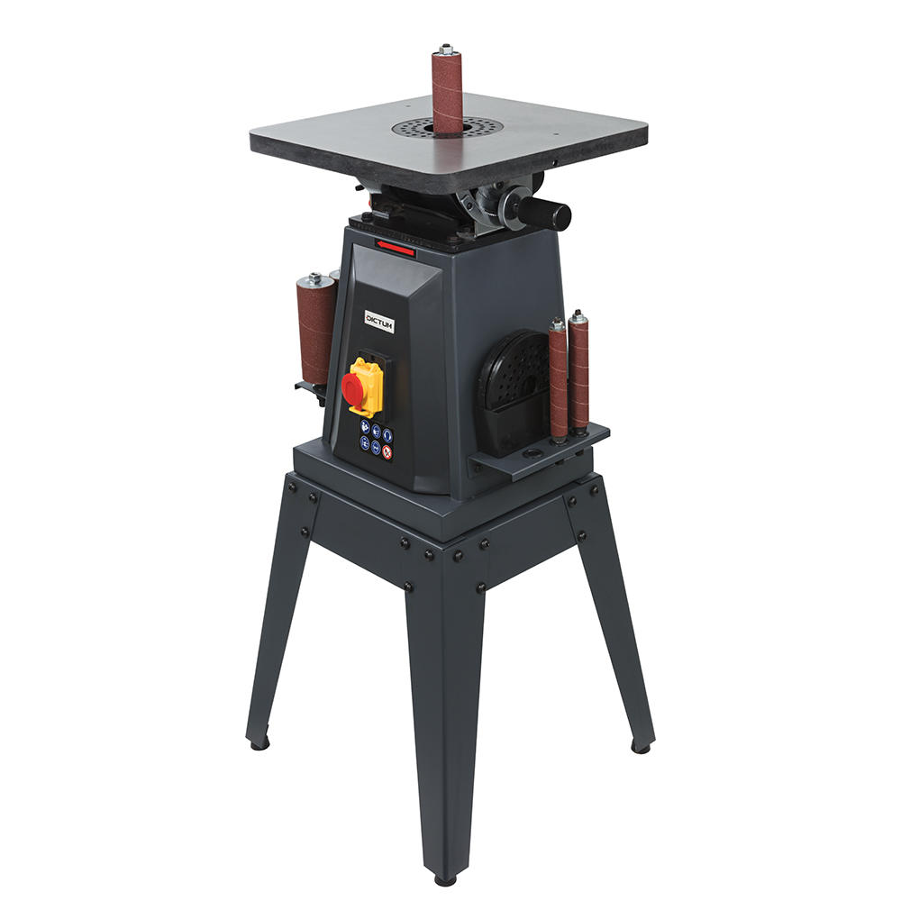 Smerigliatrice a mandrino oscillante DICTUM® SSO 140, incl. basamento