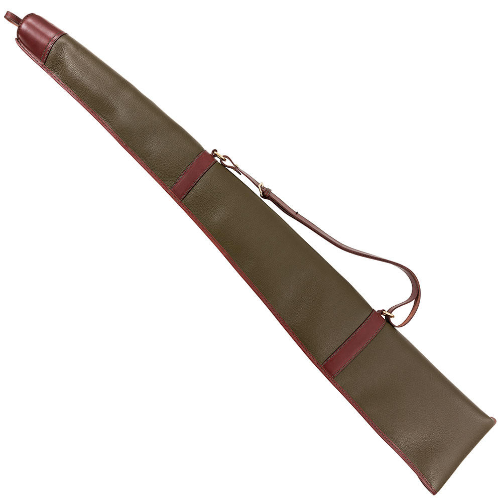 Fourreau pour fusil Alexandre Mareuil, vert kaki/brun, longueur, L125 cm