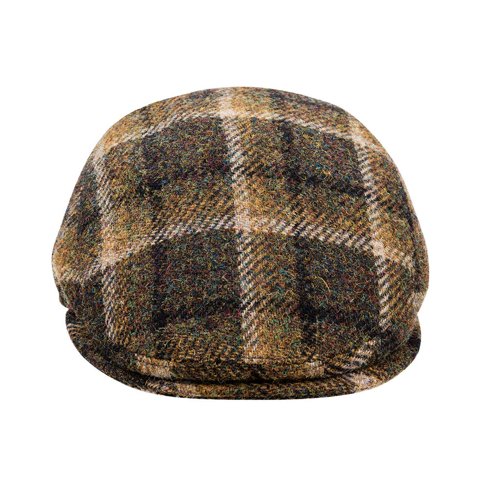 Cap, Harris Tweed, Green/Grey