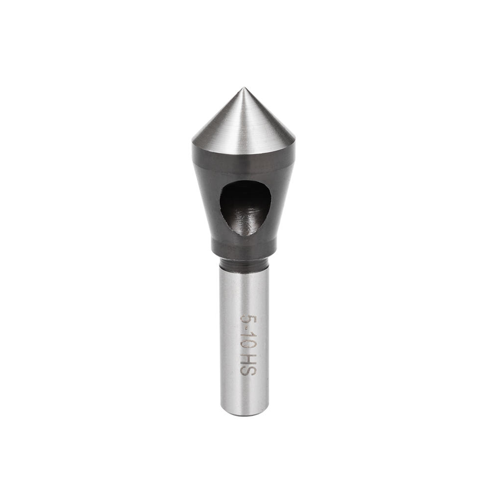 Fisch® HSS Crosshole Countersink, Round Shaft, Ø 5-10 mm